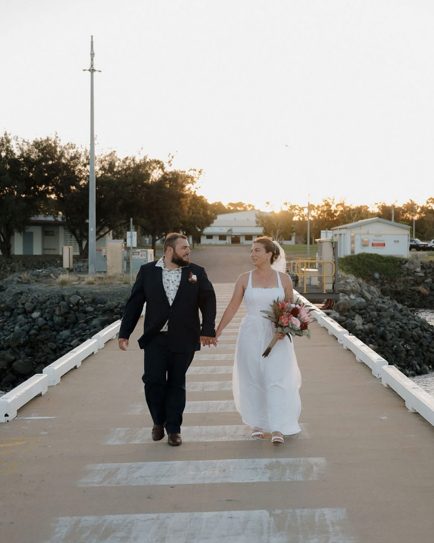 Fun, wedding highlights storytelling content creation reel in Gladstone, Queensland